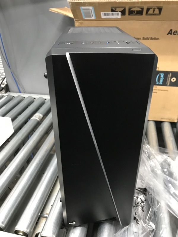 Photo 4 of AeroCool Cylon RGB Mid Tower with Acrylic Side Window, Black & Smart 430W 80+ Black Continuous Power ATX 12V V2.3/EPS 12V Active PFC Power Supply PS-SPD-0430NPCWUS-W Tower + Power Supply