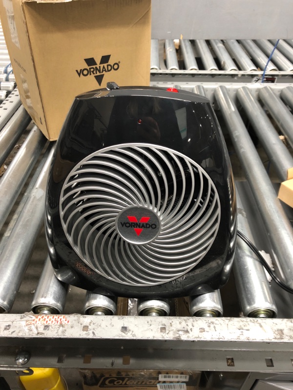 Photo 3 of *Nonfunctional-Parts Only* Vornado MVH Vortex Heater with 3 Heat Settings, Adjustable Thermostat, Tip-Over Protection, Auto Safety Shut-Off System, Whole Room, Black