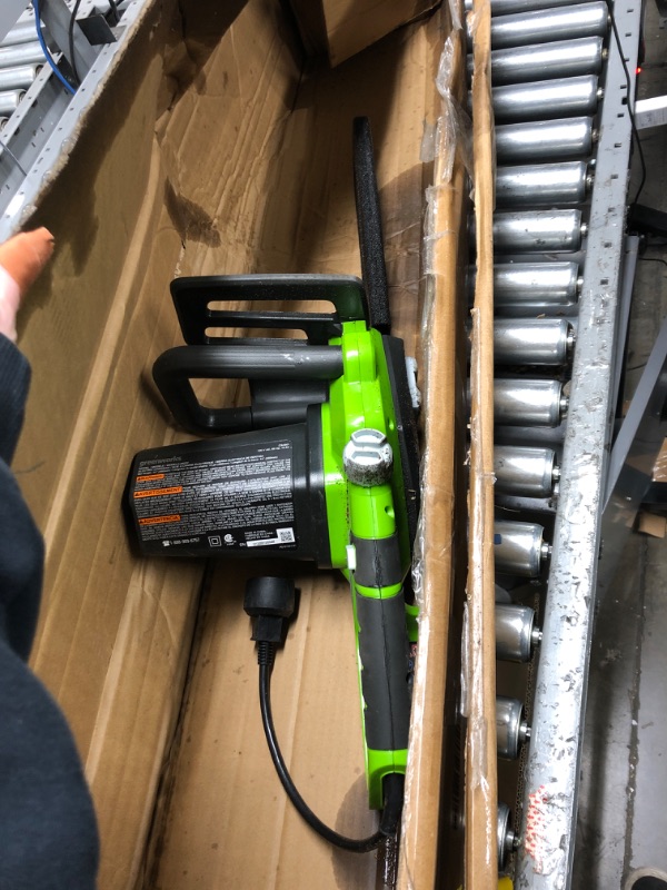 Photo 3 of *Unable to Test-Dirty* Greenworks 10.5 Amp 14-Inch Corded Chainsaw 20222