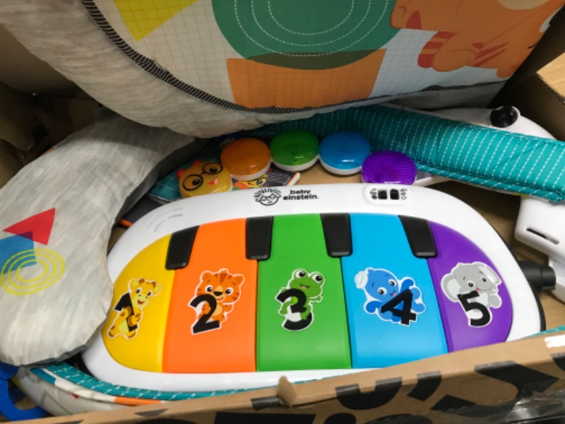 Photo 3 of Baby Einstein 4-in-1 Kickin' Tunes Music and Language Play Gym and Piano Tummy Time Activity Mat