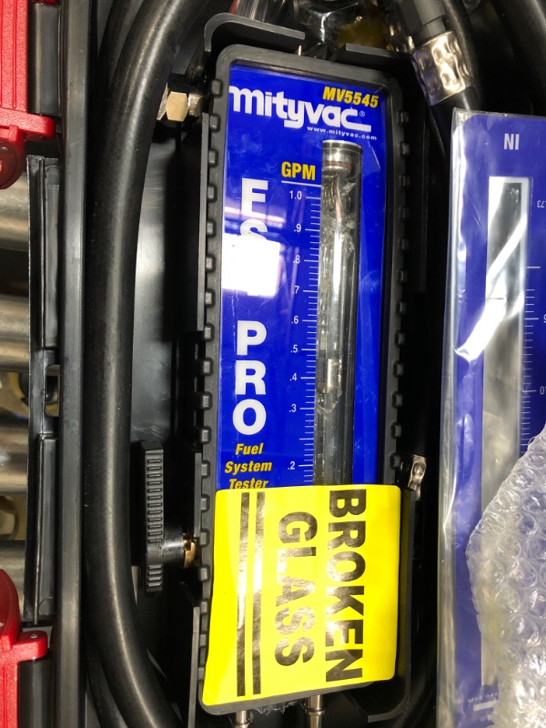 Photo 2 of Mityvac MV5545 FST PRO Fuel System Tester, Measures Fuel System Pressure and Flow to Accurately Pinpoint Fuel System Failures While The Vehicle is Running, Includes Adapter Kit