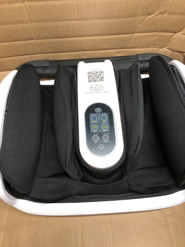 Photo 2 of *** POWERS ON *** Cloud Massage Shiatsu Foot Massager Machine - Increases Blood Flow Circulation, Deep Kneading, with Heat Therapy - Deep Tissue, Plantar Fasciitis, Diabetics, Neuropathy (with Remote)