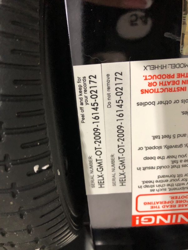 Photo 1 of (PARTS ONLY)Hover-1 Helix Electric Hoverboard | 7MPH Top Speed, 4 Mile Range, 6HR Full-Charge, Built-in Bluetooth Speaker, Rider Modes: Beginner to Expert Helix Gun Metal