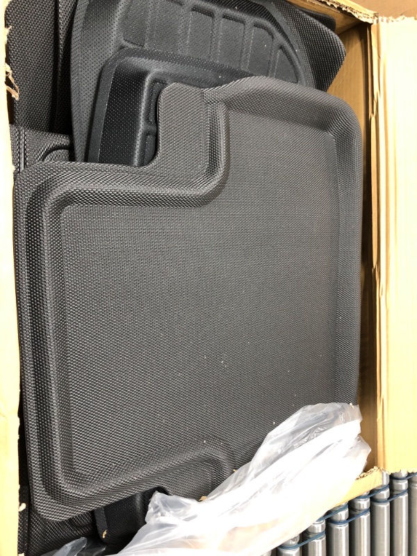 Photo 2 of TAPTES 2023 2022 2021 Full Set Floor Mats Front Trunk Mats for Tesla Model 3 2021 2022 2023, Premium All Weather Anti-Slip Waterproof Floor Liners Cargo Rear Trunk Mat Interior Accessories (Set of 6)