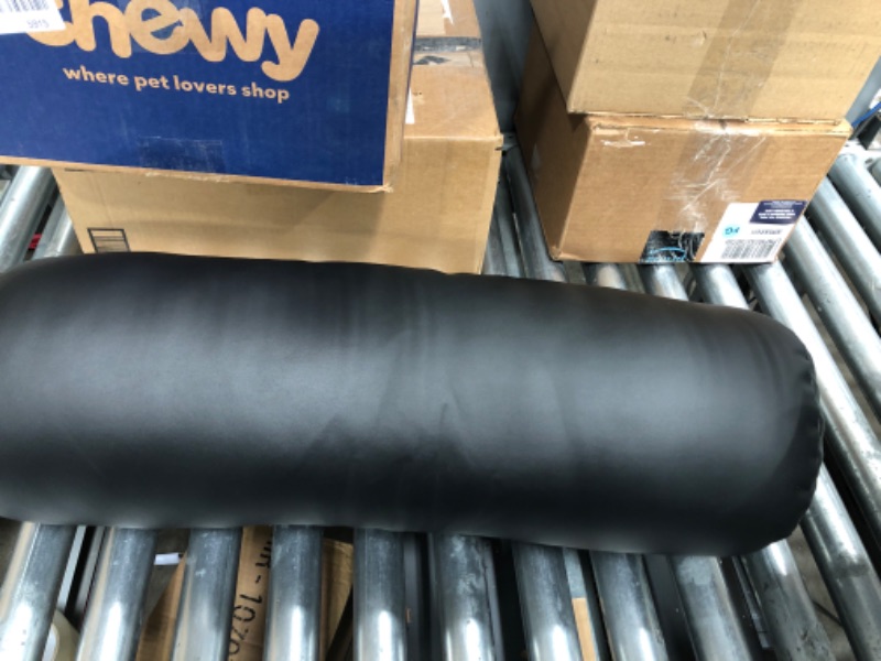 Photo 1 of EARTHLITE Bolster Pillow Fluffy – Durable Massage Bolster, 100% PU Upholstery incl. Strap Handle/Professional Quality for Massage Tables/Back Pain Relief Black