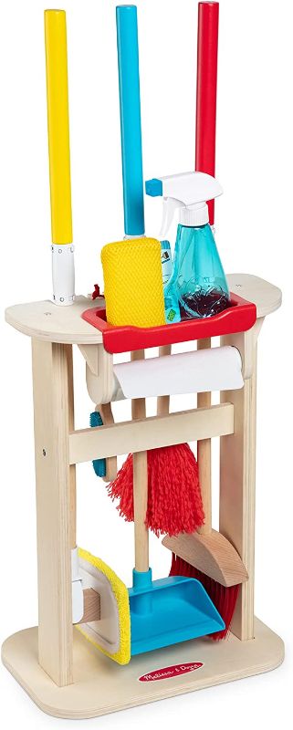 Photo 1 of Melissa & Doug Deluxe Sparkle & Shine Cleaning Play Set (11 Pieces) - FSC-Certified Materials