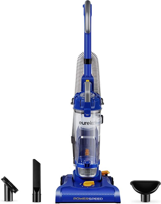 Photo 1 of 
eureka NEU182A PowerSpeed Bagless Upright Vacuum Cleaner, Lite, Blue