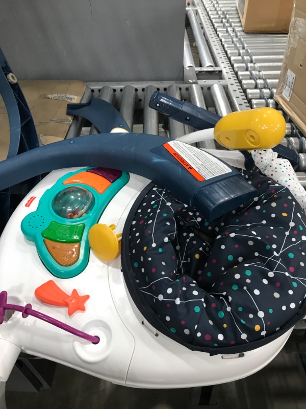 Photo 2 of Fisher-Price Jumperoo Baby Bouncer and Activity Center with Lights and Sounds, Astro Kitty SpaceSaver