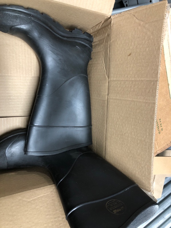 Photo 2 of 
 
 Servus Comfort Technology 14&#34; PVC Steel Toe Men&#39;s Work Boots, Black - Steel Toe, 7
 
 
 
 
 
 
 
