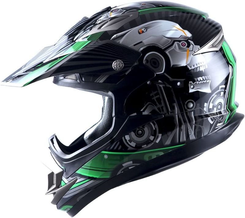 Photo 1 of 1Storm Adult Motocross Helmet Off Road MX BMX ATV Dirt Bike Mechanic HGXP-14B