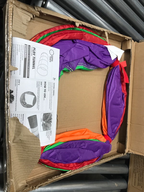 Photo 1 of 6 Foot Play Tunnel – Indoor Crawl Tube for Kids | Adventure Pop Up Toy Tent – Sunny Days Entertainment
