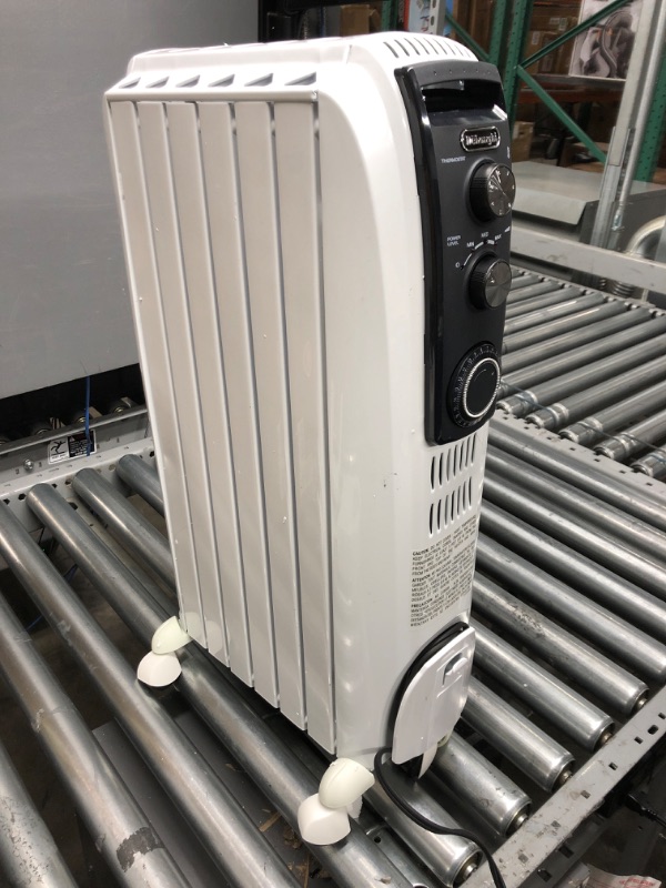 Photo 3 of DeLonghi TRD40615T Full Room Radiant Heater Heater-Mechanical-TRD40615T, 10"w x 15"d x 26"h, White
