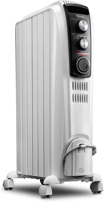 Photo 1 of DeLonghi TRD40615T Full Room Radiant Heater Heater-Mechanical-TRD40615T, 10"w x 15"d x 26"h, White
