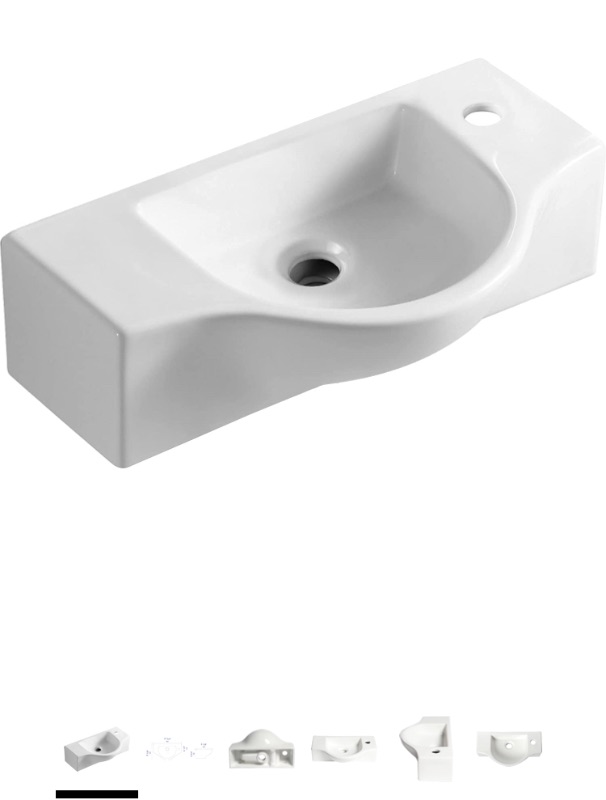 Photo 1 of ALFI brand ABC114 Bathroom Sink, White