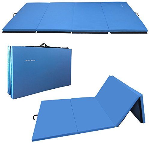 Photo 1 of BalanceFrom GoGym All-Purpose 4'x10'x2" Extra Thick High Density Anti-Tear Gymnastics Gym Folding Exercise Aerobics Mats