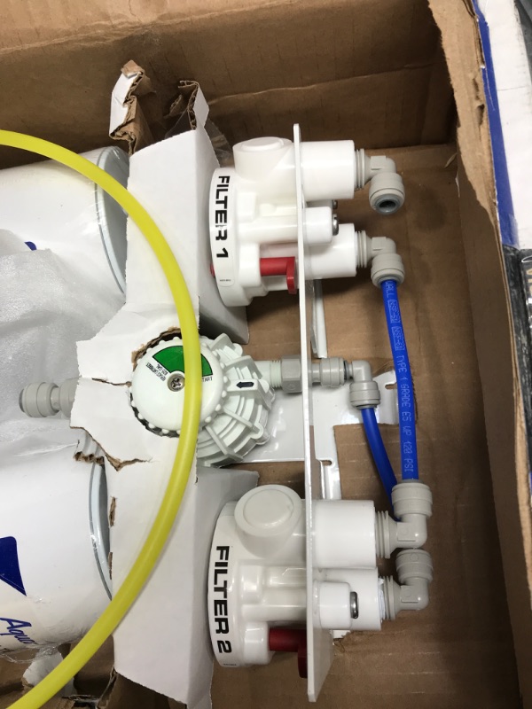 Photo 3 of 3M Aqua-Pure Under Sink Water Filter System AP-DWS1000, Dedicated Faucet, Reduces Particulate, Chlorine Taste and Odor, Lead, Turbidity, Cysts, VOCs, MTBE