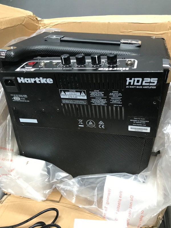 Photo 4 of *** NOT FUNCTIONAL PARTS ONLY*** Hartke HD25 Bass Combo 25-Watt