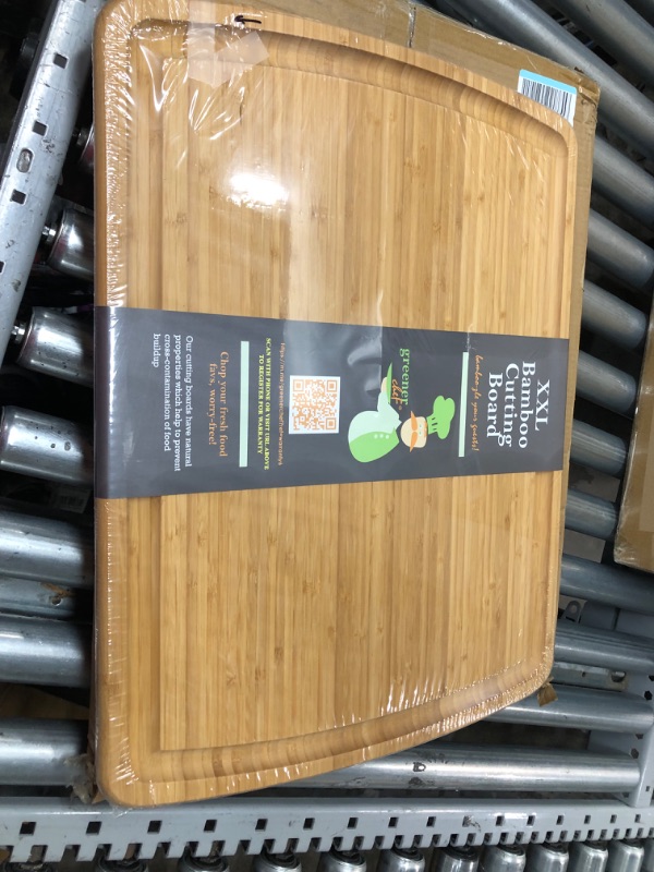 Photo 3 of 24 x 18 Inch XXL Extra Large Bamboo Cutting Board