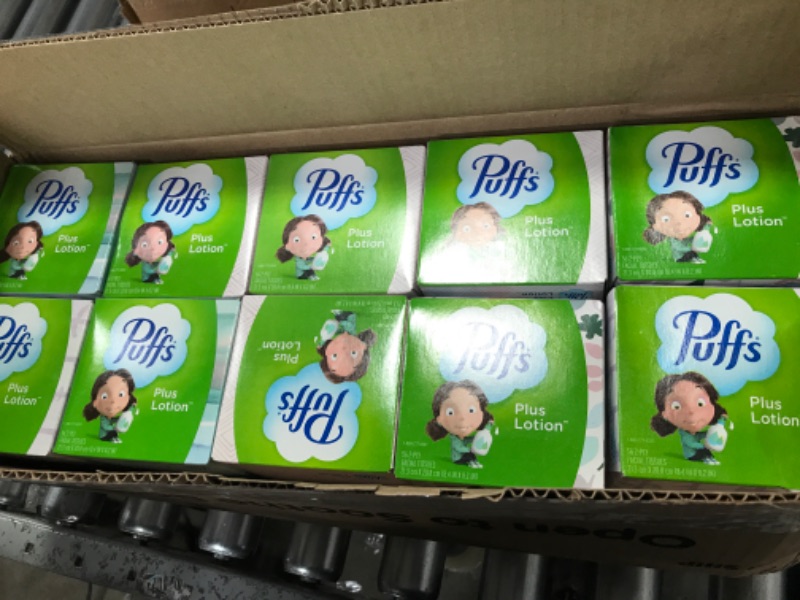 Photo 2 of 10 cube boxes Puffs Plus Lotion Facial Tissues 