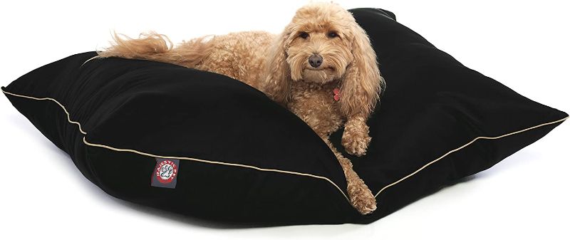 Photo 1 of 28x35 Black Super Value Pet Dog Bed By Majestic Pet Products Medium
