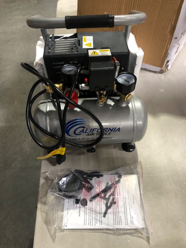 Photo 3 of **SEE NOTES**California Air Tools CAT-1P1060S Light & Quiet Portable Air Compressor, Silver