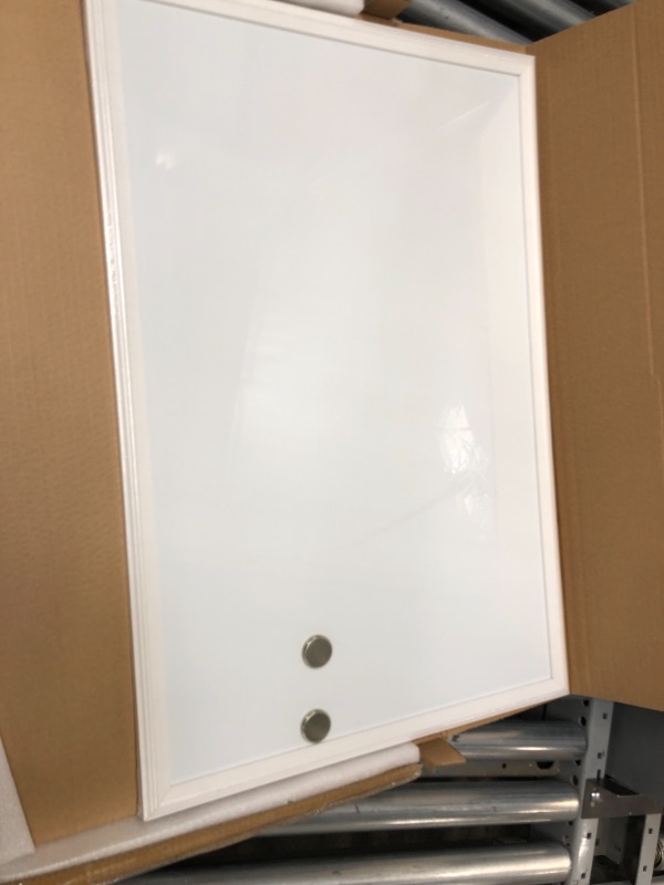 Photo 1 of U Brands Magnetic Dry Erase Board, 20 x 30 Inches, White Wood Frame (2071U00-01) 20'' x 30''