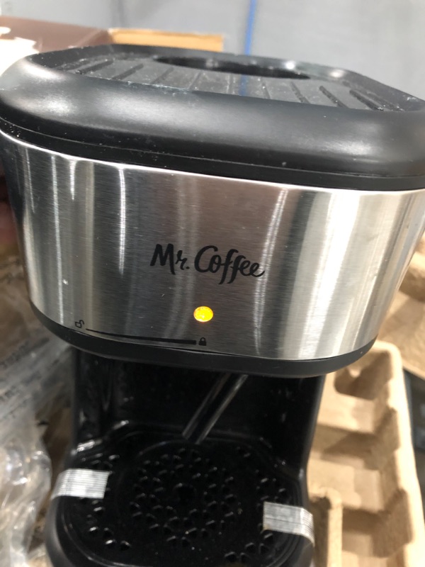 Photo 3 of **SEE NOTES**
Mr. Coffee Espresso and Cappuccino Machine, Single Serve Coffee Maker 