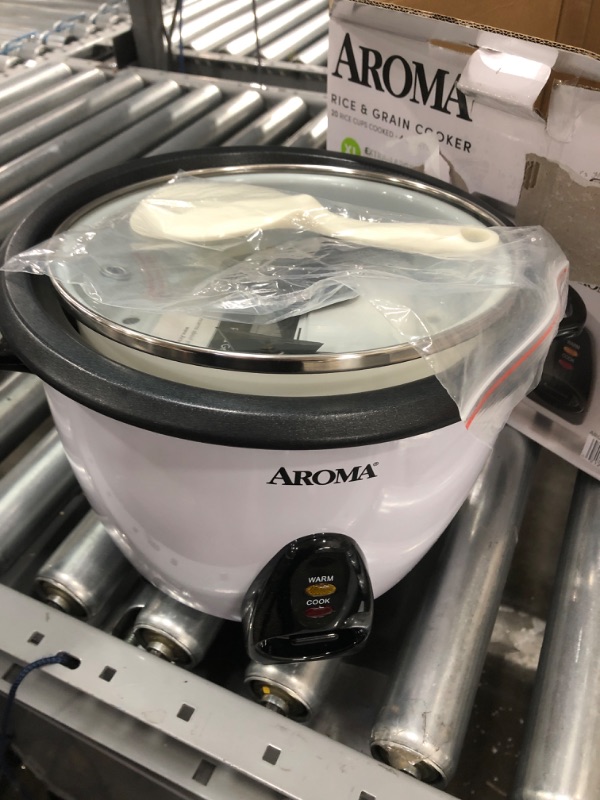 Photo 2 of *DAMAGED HANDLE* Aroma Housewares ARC-360-NGP 20-Cup Pot-Style Rice Cooker & Food Steamer, 