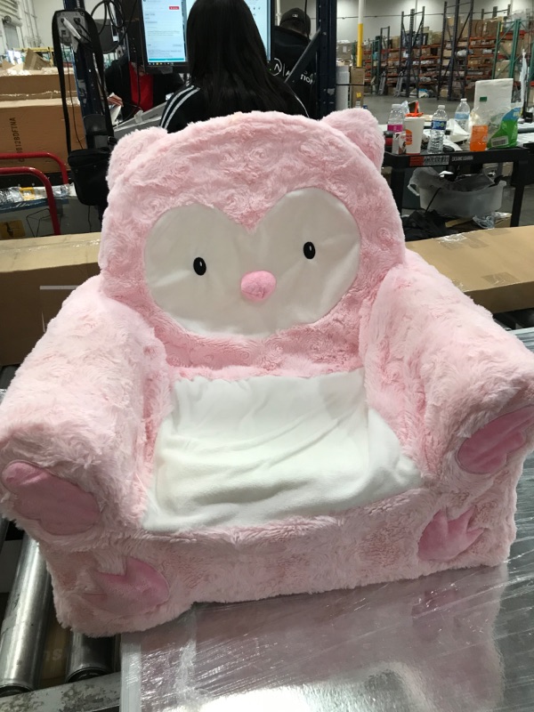 Photo 2 of 
Sweet Seats Adorable Pink Owl Children's Chair Ideal for Children Ages 2 and up, Machine Washable Removable Cover,14"L x 19"W x 20" H
Colour:pink
Style Name:Owl
