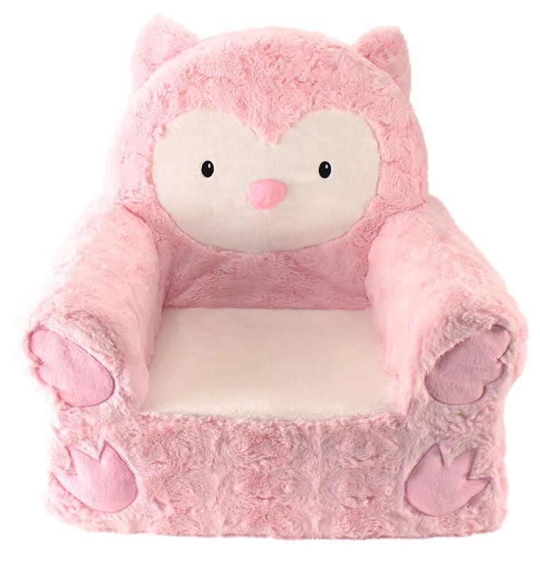 Photo 1 of 
Sweet Seats Adorable Pink Owl Children's Chair Ideal for Children Ages 2 and up, Machine Washable Removable Cover,14"L x 19"W x 20" H
Colour:pink
Style Name:Owl