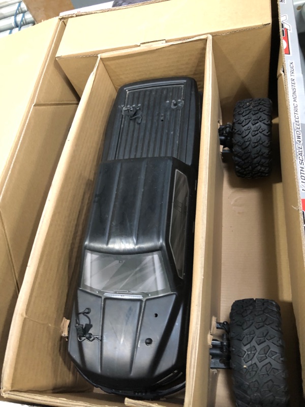 Photo 3 of ARRMA 1/10 Big Rock 4X4 V3 3S BLX Brushless Monster RC Truck RTR (Transmitter and Receiver Included, Batteries and Charger Required), Black, ARA4312V3