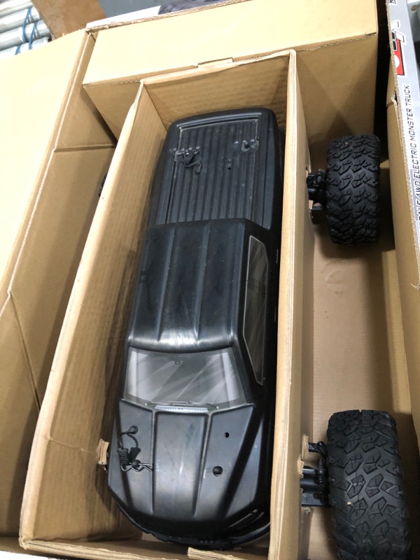 Photo 5 of ARRMA 1/10 Big Rock 4X4 V3 3S BLX Brushless Monster RC Truck RTR (Transmitter and Receiver Included, Batteries and Charger Required), Black, ARA4312V3