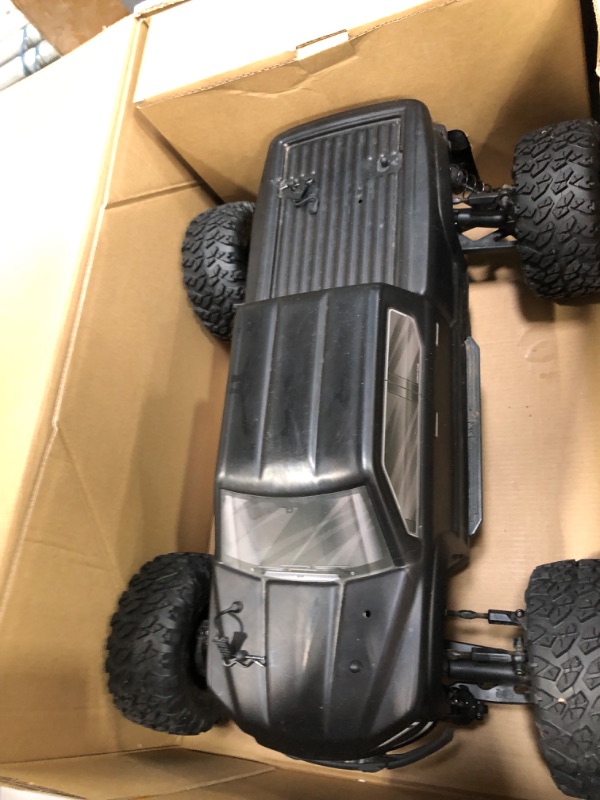 Photo 4 of ARRMA 1/10 Big Rock 4X4 V3 3S BLX Brushless Monster RC Truck RTR (Transmitter and Receiver Included, Batteries and Charger Required), Black, ARA4312V3