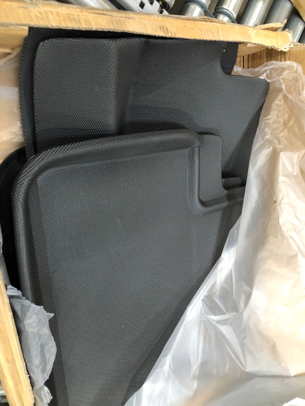 Photo 4 of TAPTES for Tesla Model Y Floor Mats 7 Seater Rear Seat Back Mat Full Set 2023 2022 2021 2021-2023 All Weather Waterproof Floor Mats Cargo Frunk Trunk Mats Liners Accessories Rear Seat Back Mat 8 PCS