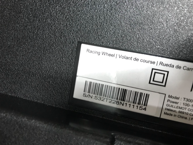 Photo 4 of *UNABLE TO TEST* Thrustmaster T300 RS - Gran Turismo Edition Racing Wheel (PS5,PS4,PC) Black Thrustmaster T300RS Gran Turismo Edition Racing Wheel