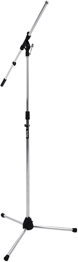 Photo 1 of *NOT exact stock photo, use for reference*
Tripod Microphone Stand - Chrome