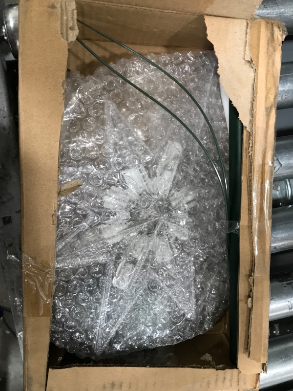 Photo 1 of National Tree 11 Inch Bethlehem Star Tree Topper with 10 Battery Operated Warm White LED Lights (TA21-11LSW-B1)