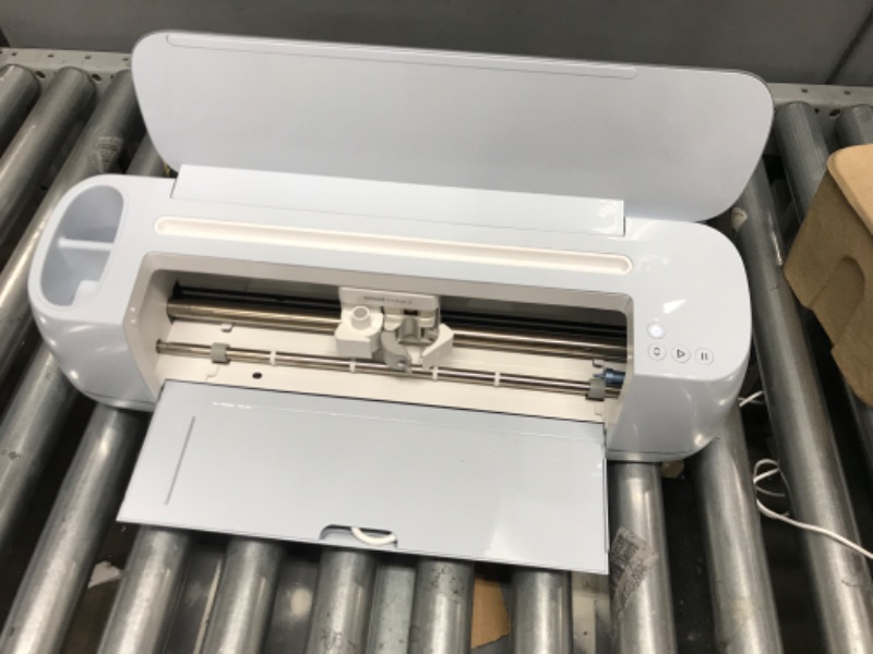 Photo 2 of (USED)  Cricut Maker 3 - Smart Cutting Machine, 2X Faster & 10X Cutting Force, Matless Cutting with Smart Materials, Cuts 300+ Materials, Bluetooth Connectivity, Compatible with iOS, Android, Windows & Mac