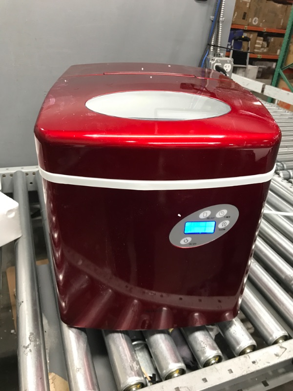 Photo 2 of ***PARTS ONLY***NewAir Portable Ice Maker 50 lb. Daily | Red | 3 Size Bullet Shaped Ice | First Batch Under 10 Minutes | Self Cleaning Quiet Operation Countertop Ice Machine | AI-215R
