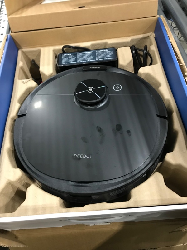 Photo 3 of ***PARTS ONLY*** ECOVACS Deebot N8 Pro Robot Vacuum and Mop, Strong 2600Pa Suction, Laser Based LiDAR Navigation, Smart Obstacle Detection, Multi-Floor Mapping, Fully Customized Cleaning, Self Empty Station Compatible