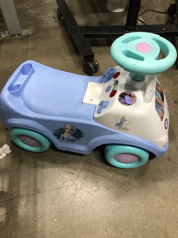 Photo 2 of Disney Frozen II Lights N' Sounds Activity Ride-On
