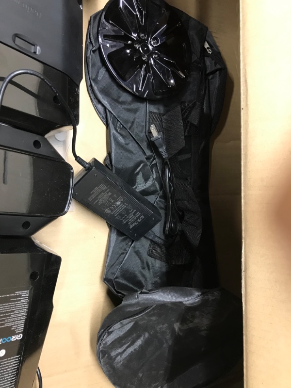 Photo 2 of *** NOT FUNCTIONAL***DAMAGED***
Gyroor 8.5" Off Road All Terrain Hoverboards, 10mph Speed & Max 12.5 Miles by 700W Motor, F1 Fastest Racing Hoverboard for Adults with Bluetooth Speaker & LED Lights, Hoverboard for Kids Ages 6-12
