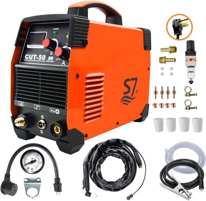 Photo 1 of **SEE NOTES**
Plasma Cutter, Max Cutting Thickness 20MM, 50A Inverter DC Inverter 110/220V Dual Voltage Cutting Machine with Free Accessories Easy Cutter Welder,Making Our Planet More Productive