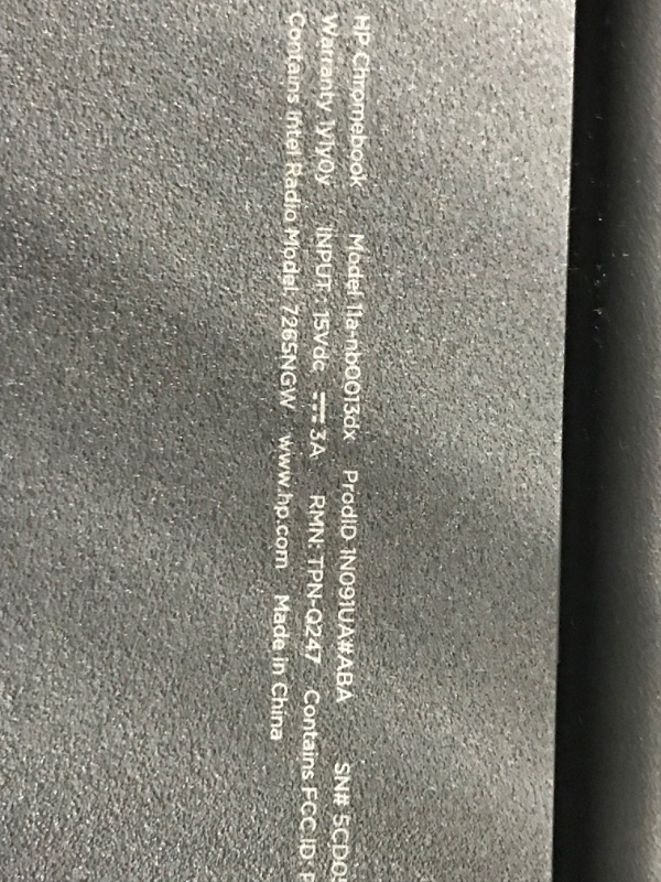 Photo 3 of HP Newest Flagship Chromebook, 11.6" HD (1366 x 768) Display, Intel Celeron Processor N3350, 4GB LPDDR2, 32GB eMMC, Chrome OS, HD Graphics 500, 11A-NB0013DX, Ash Gray Device Only