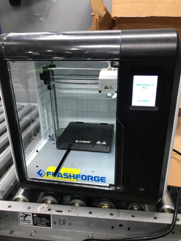 Photo 3 of FLASHFORGE 3D Printer Adventurer 3 Pro with 2 Removable Nozzle, Glass Bed and Leveling-Free, Fully Assembled, High Precision Printing with PLA/ABS/PETG/PLA-CF/PETG-CF