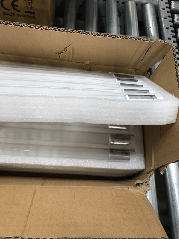 Photo 3 of 20 Pack 4FT LED T8 Hybrid Type A+B Light Tube, 18W, Plug & Play or Ballast Bypass, Single-Ended OR Double-Ended, 5000K, 2400lm, Frosted Cover, T8 T10 T12 for G13, , 120-277V, UL Listed 4 Ft | 5000k