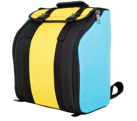 Photo 1 of LOMUBUE Double Shoulder Bag Anti-vibration Beautiful Fashion Oxford Cloth 22 Keys 8 Bass Accordion Backpack
