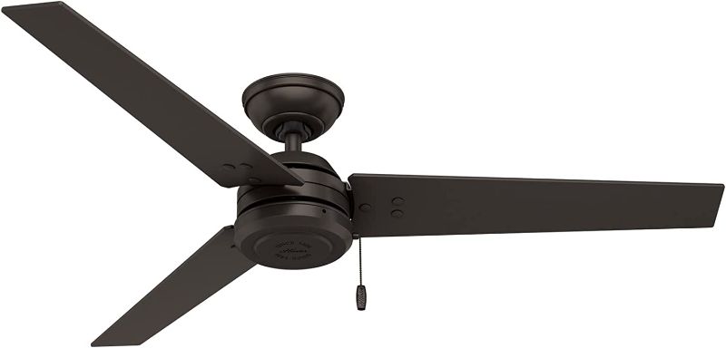 Photo 1 of (PARTS ONLY)Hunter Cassius Indoor / Outdoor Ceiling Fan with Pull Chain Control, 52", Premier Bronze
