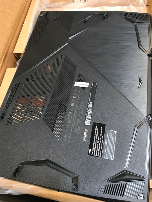 Photo 1 of MSI GF63 15.6 144Hz Gaming Laptop - Intel Core I5-11400H 2.7GHz 6C 16G