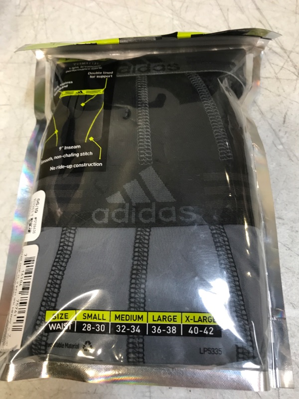 Photo 2 of Adidas Men S 2pk Athletic-Fit Micro Mesh 9 Midway Briefs-Blk/Grey